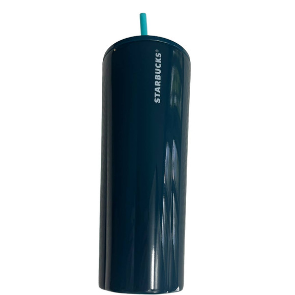 Starbucks 2023 Blue Teal 2 Tone Stainless Steel Cold Cup Venti Tumbler NEW - Picture 13 of 16